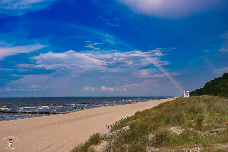 Regenbogen am Strand von Ückeritz